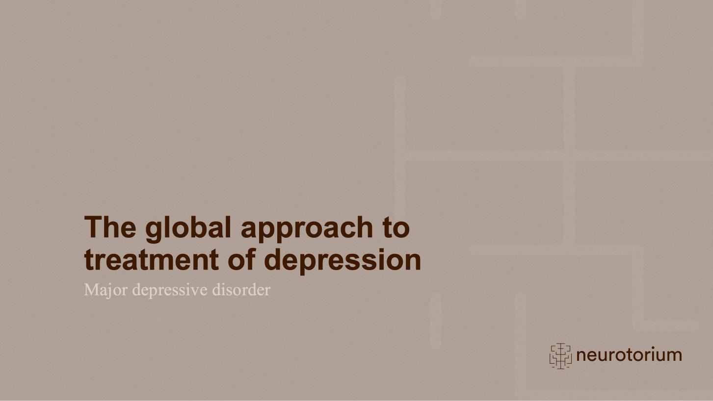 Major Depressive Disorder – Treatment Principles – slide 30